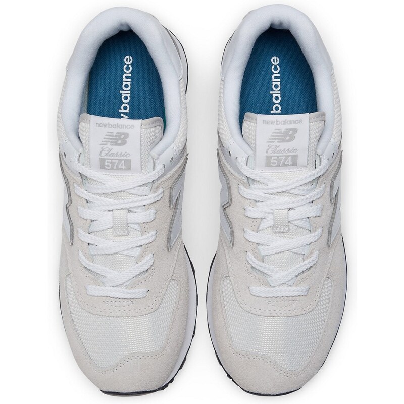 New Balance - 574 - Sneakers bianco sporco e grigie