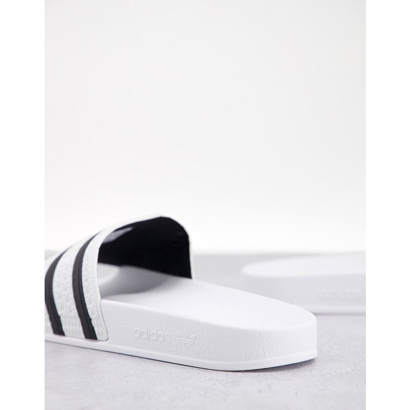 adidas Originals - Adilette - Slider bianche-Bianco