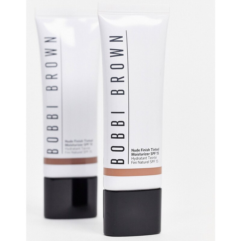 Bobbi Brown - Crema idratante colorata effetto nude SPF 15 - Deep-Marrone