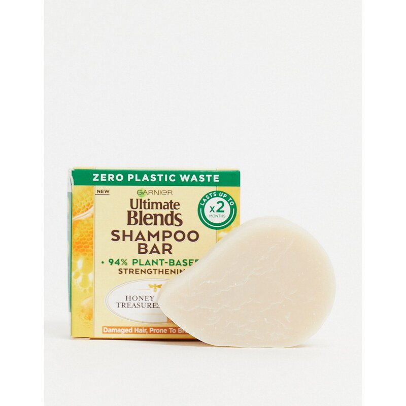 Garnier - Ultimate Blends - Shampoo solido rinforzante al miele per capelli danneggiati da 60 g-Nessun colore