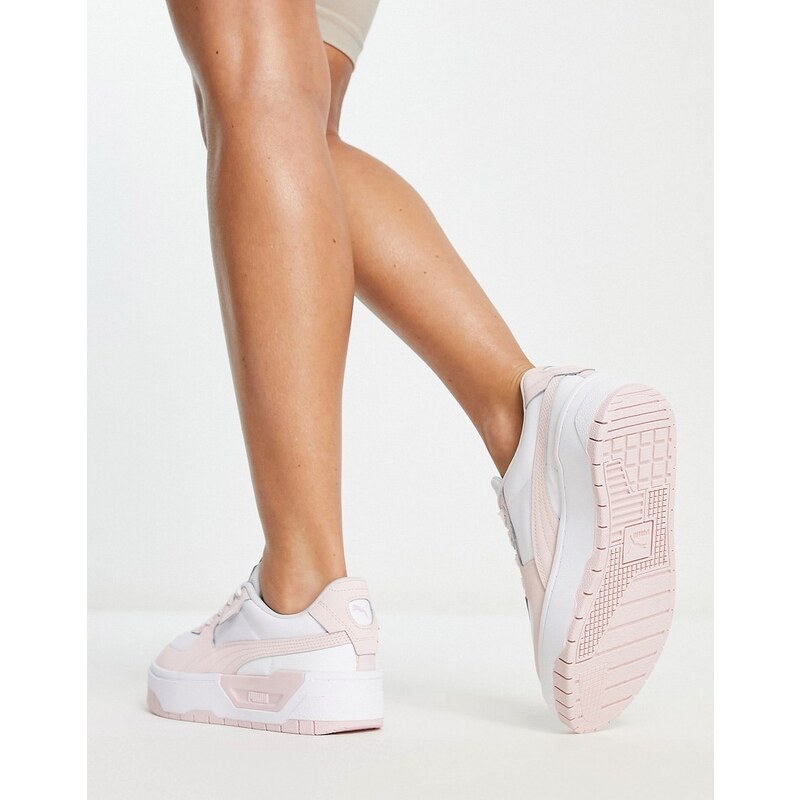 PUMA - Cali Dream - Sneakers bianche e rosa-Bianco