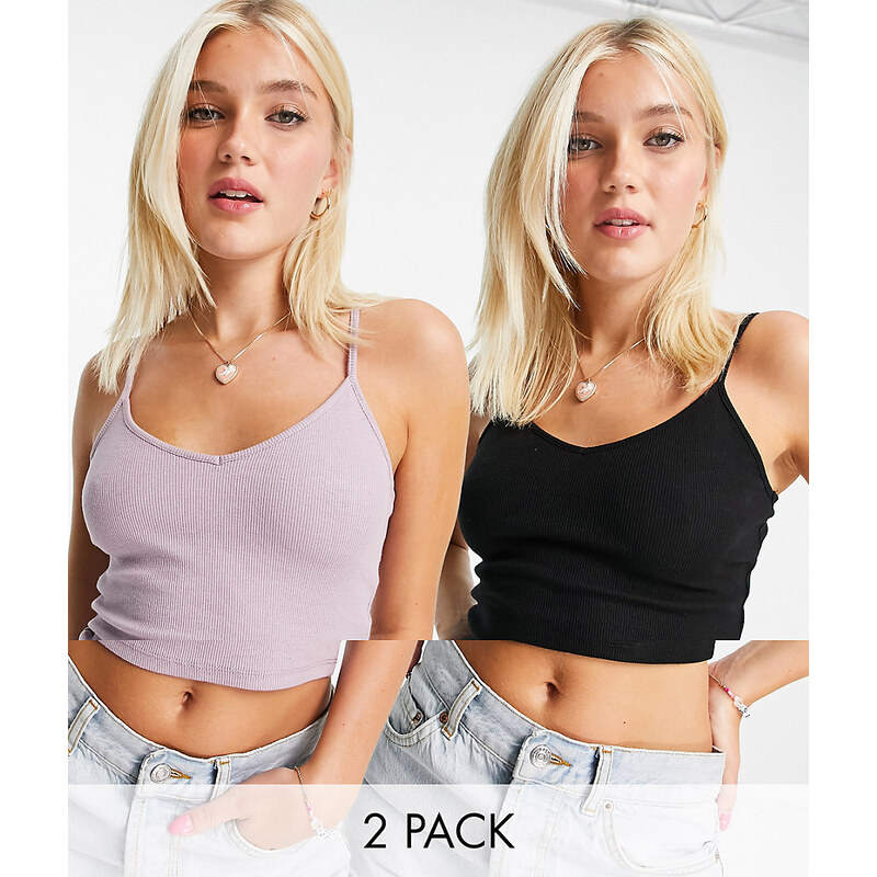 THE SET Donne Confezione Da 2 Leggings In Doppio Jersey - Foto 4