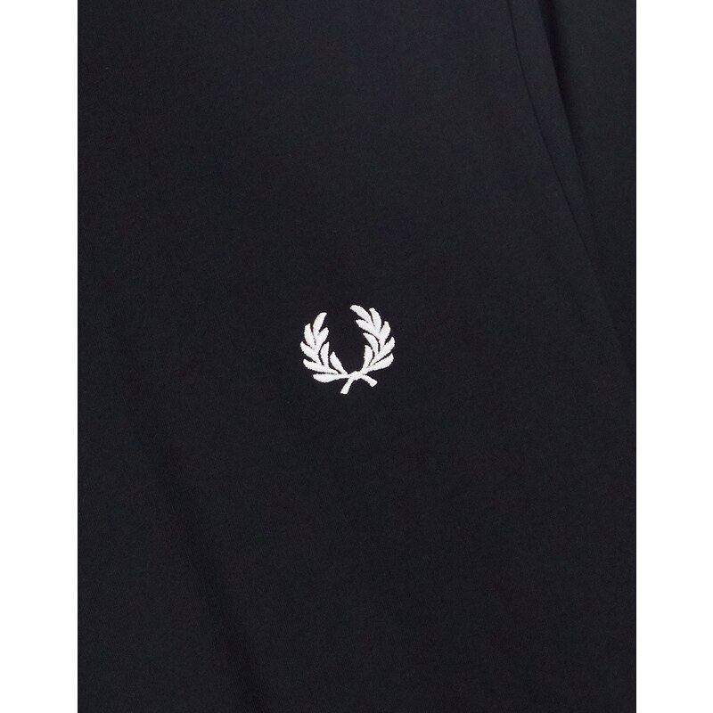 Fred Perry - Ringer - T-shirt nera-Nero