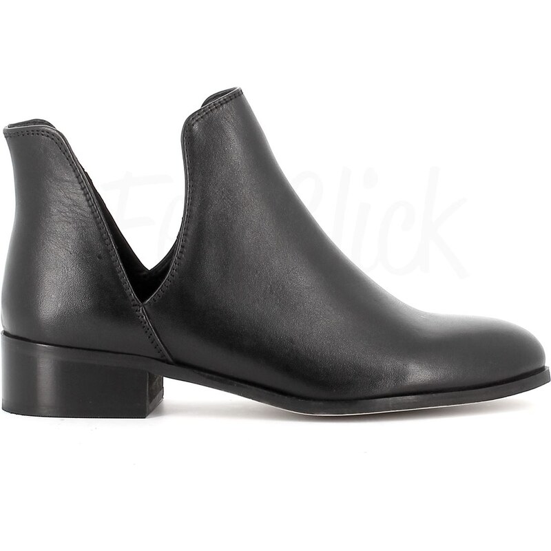 Filippo Forte Stivaletto pelle con aperture nero - Stileo.it