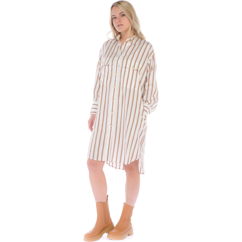 Chemisier Blanc SEVENTY Taille 40 - Manches Courtes En Coton, Idéal Pour Un Look Classique Et Basique