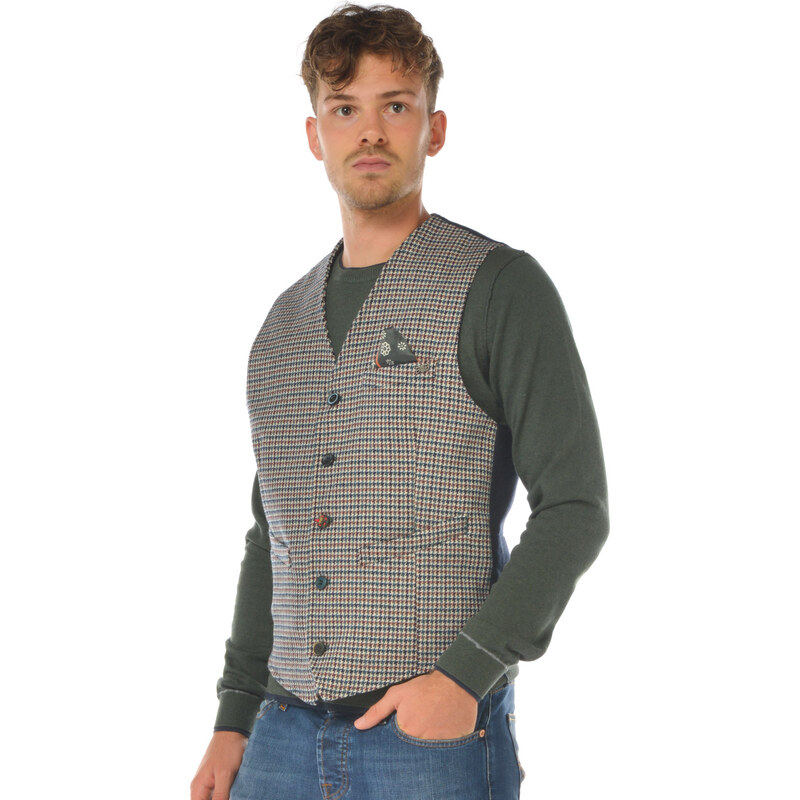 Gilet Multitasca Uomo MDM - Nero, Taglia XXXXL (4XL), Con Cerniere E Velcro