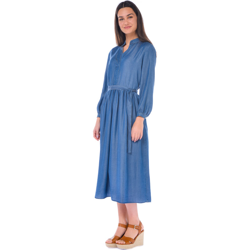 abito lungo da donna Emme By Marella in jeans con cintura Stileo