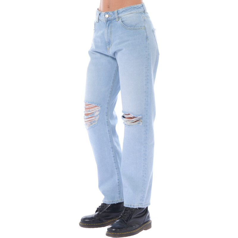 jeans da donna Icon Denim cinque tasche con rotture