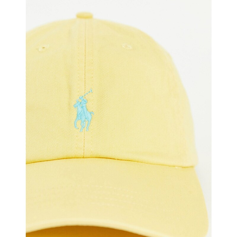 Polo Ralph Lauren - Cappellino giallo con logo
