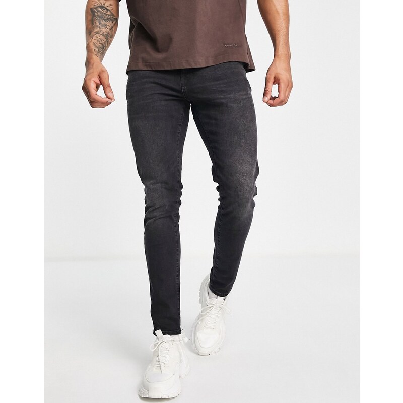 Pull&Bear - Jeans skinny in grigio scuro