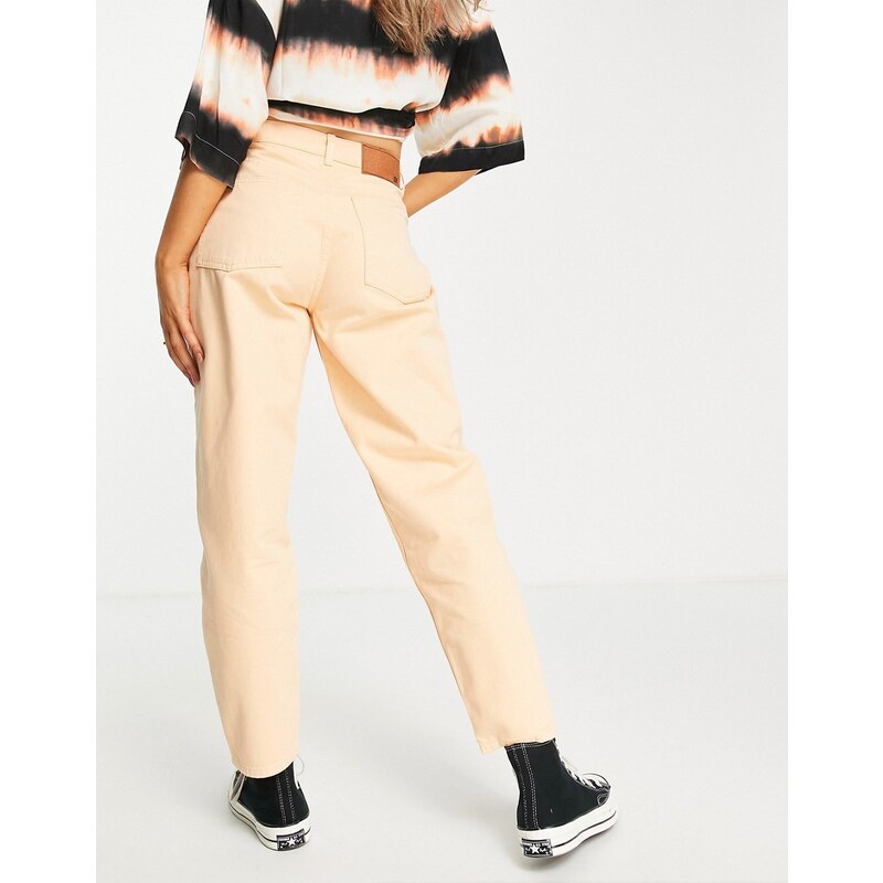 Reclaimed Vintage Inspired - '92 - Mom jeans comodi lavaggio pesca-Arancione