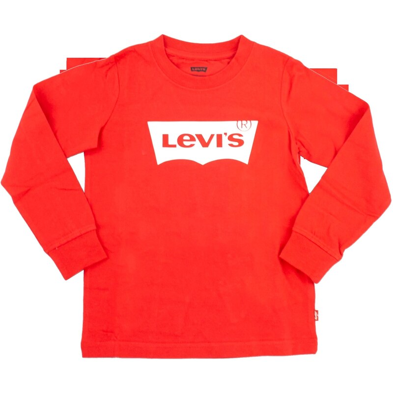 LEVIS LEVI'S Batwing t-shirt rossa a manica lunga