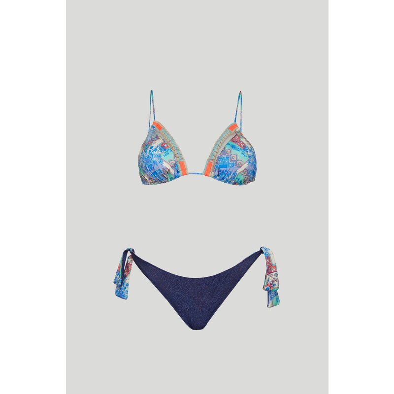 EFFEK F**K Bikini Fantasia Azzurra con Top a Triangolo