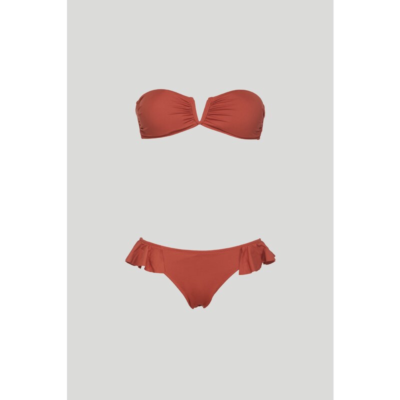 SECRETS LOVE Bikini "Capri" Bruciato con Top a Fascia