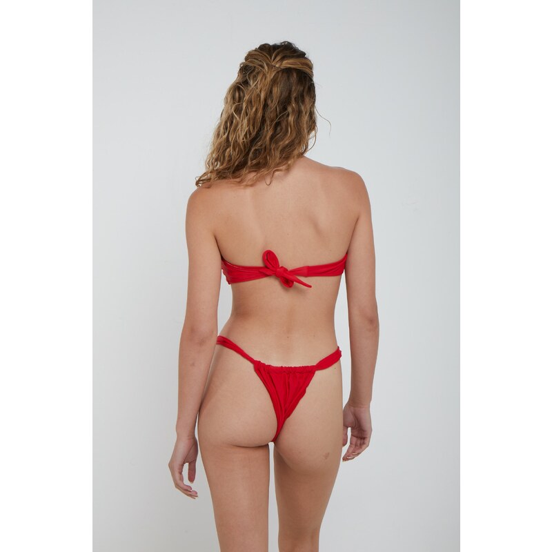 SECRETS LOVE Bikini Positano Rosso con Top a Fascia