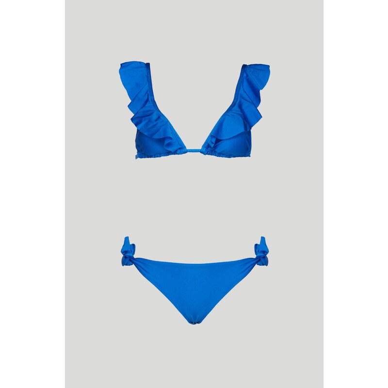 SECRETS LOVE Bikini Sorrento Bluette con Top a Volant
