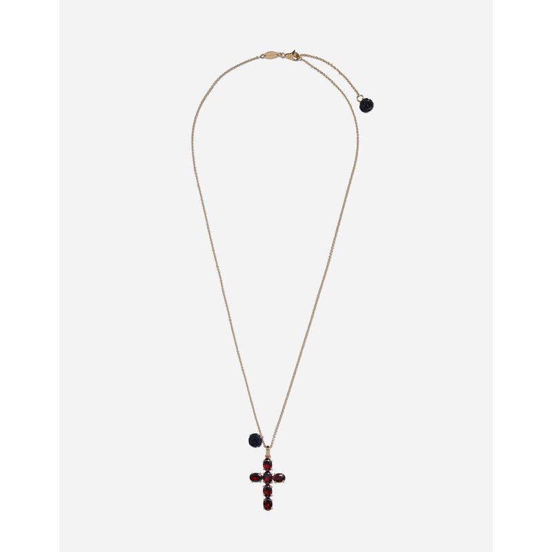 Pendente A Croce In Oro Giallo 18 Karati Con Diamante - Italia Anni '70 - Foto 2