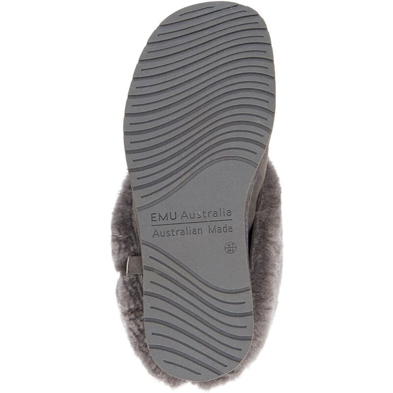 Emu Australia pantofole in camoscio Platinum Albany