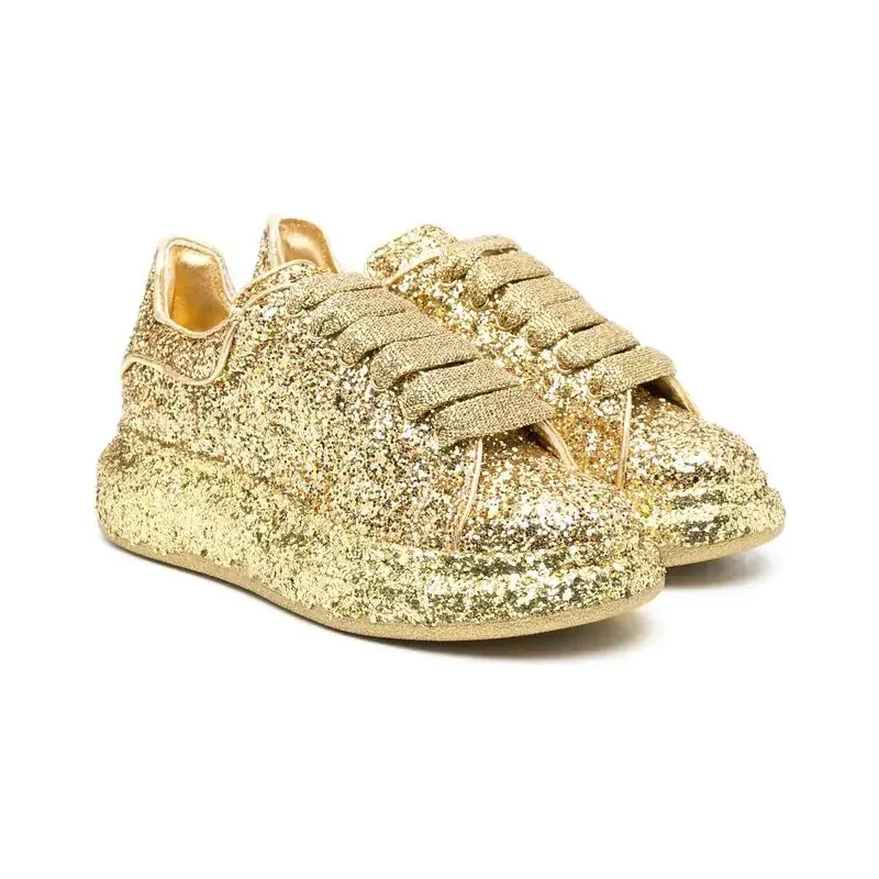 Alexander mcqueen scarpe oro online