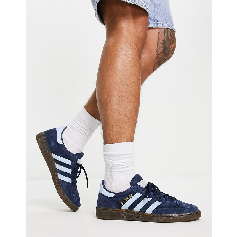 adidas Originals - Handball Spezial - Sneakers blu navy con suola in ...