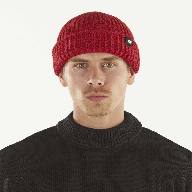 GCDS berretto lana rosso