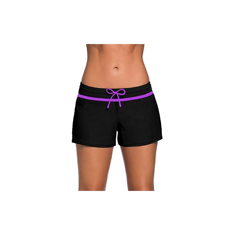 Pantaloncini da donna con copertura in rete trasparente da