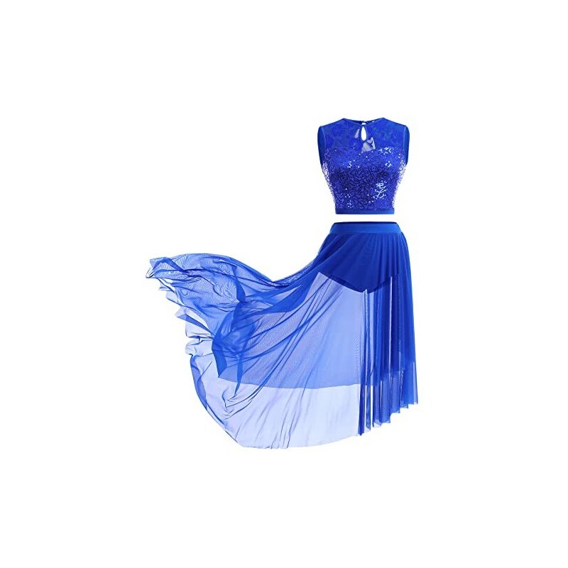 Tessuto Tulle Elasticizzato Ricamato con paillettes motivo frange nero