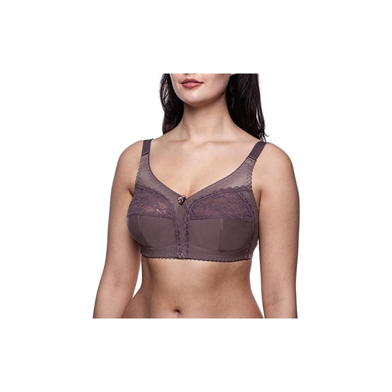 DELIMIRA Donna Reggiseno Senza Cucure Balconcino con Ferretto