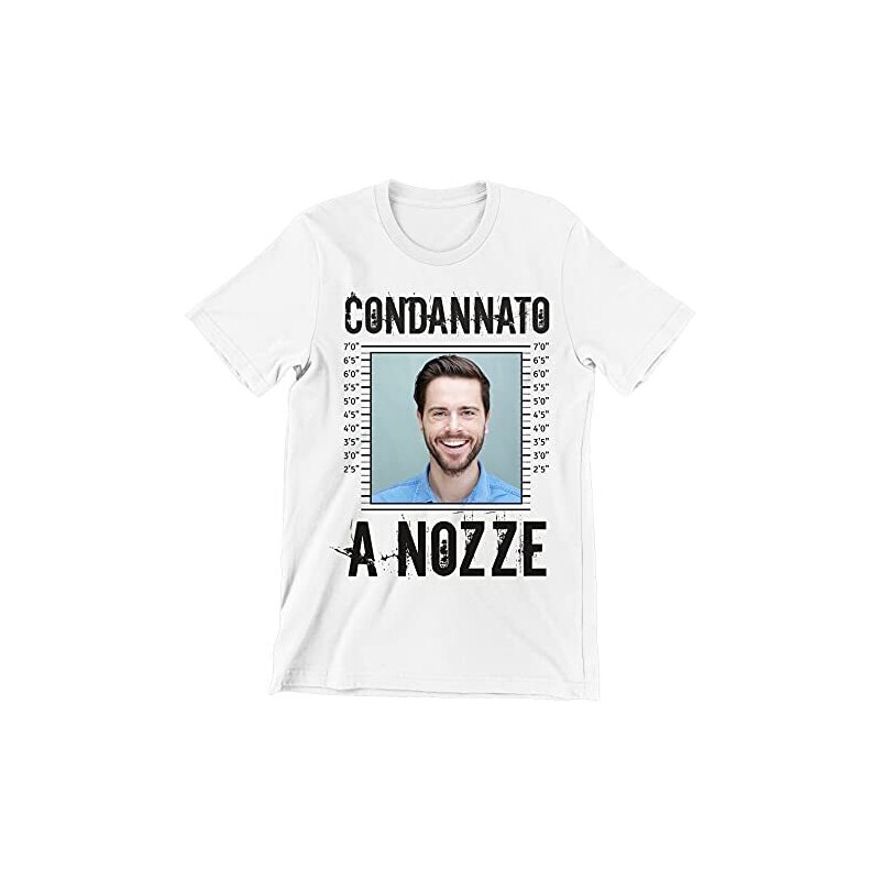 fashwork Tshirt Addio al Celibato Se dovessi ritrovarmi Ubriaco o Privo di Conoscenza, Sei pregato di restiturmi a: - Bachelor Party - Humor - Idea Regalo - in Cotone