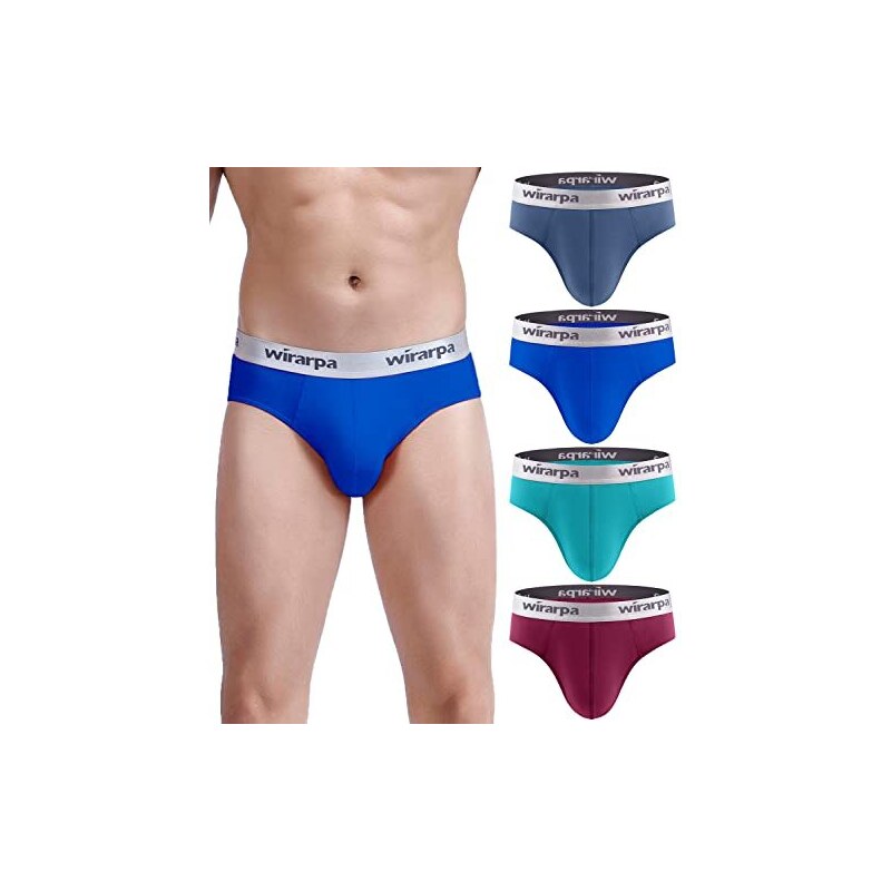 Slips Homme Coton Extensible Wirarpa – Lot Confortable, Respirant & Soutien Optimal (Tailles US)