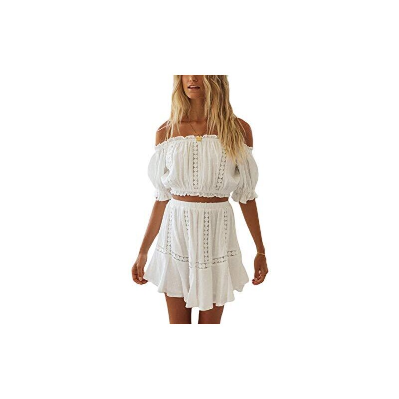 Vestito Estivo Donna Senza Maniche - Spaghetti Strap Elegante Per Spiaggia - Foto 11