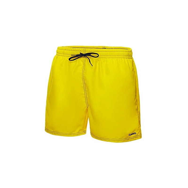 Costume Da Bagno Uomo Zagano - Pantaloncini Lunghi, Poliestere, Coulisse Regolabile, Made In EU - Foto 9