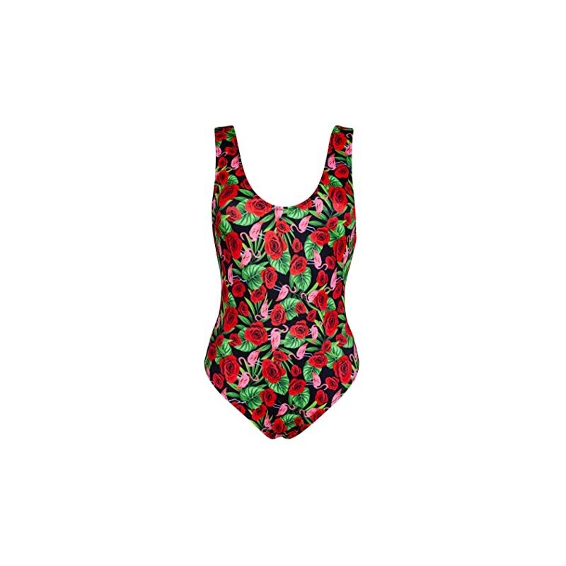 Bikinicolors Costume Intero Modello Baywatch Olimpionico Fenicotteri Bikinicolors Costume Intero Modello Baywatch Olimpionico Fenicotteri