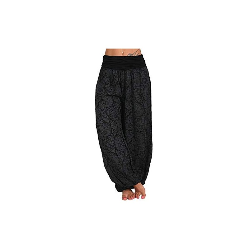 Pantaloni Harem Estivi Stile Boho - Vita Alta, Tasconi, Leggeri, Perfetti Per Yoga E Spiaggia - Foto 7