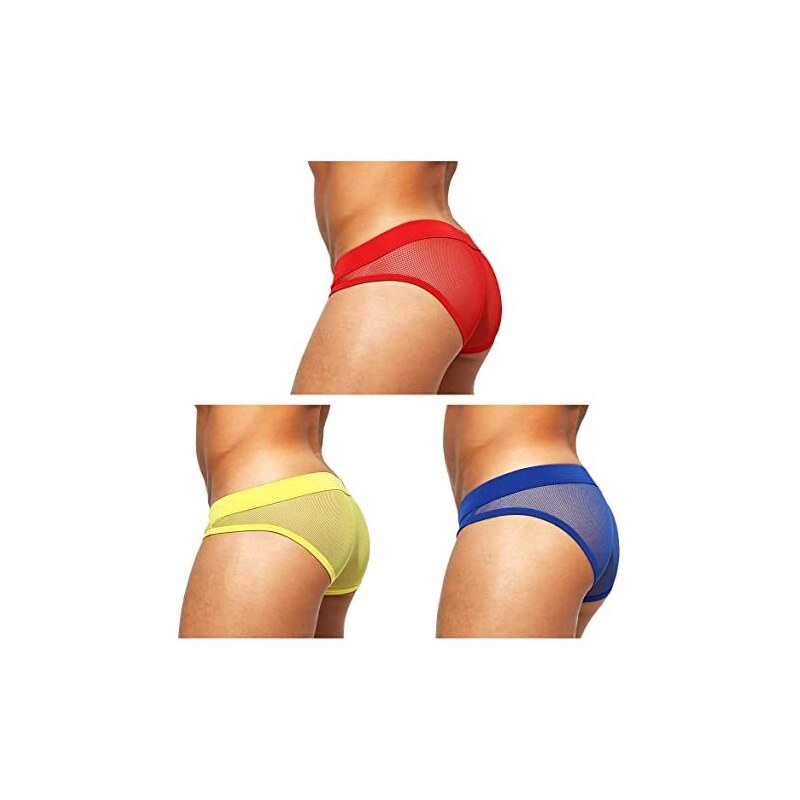 Herren Slip 3er Pack - Mit Eingriff Aus Baumwolle & Elasthan Für Maximalen Komfort