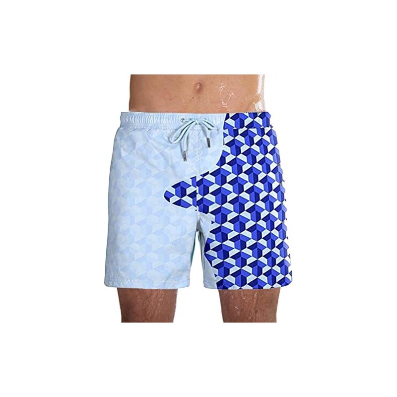 Costume Intero Costumi Uomo Che Cambiano Colore Pantaloncini