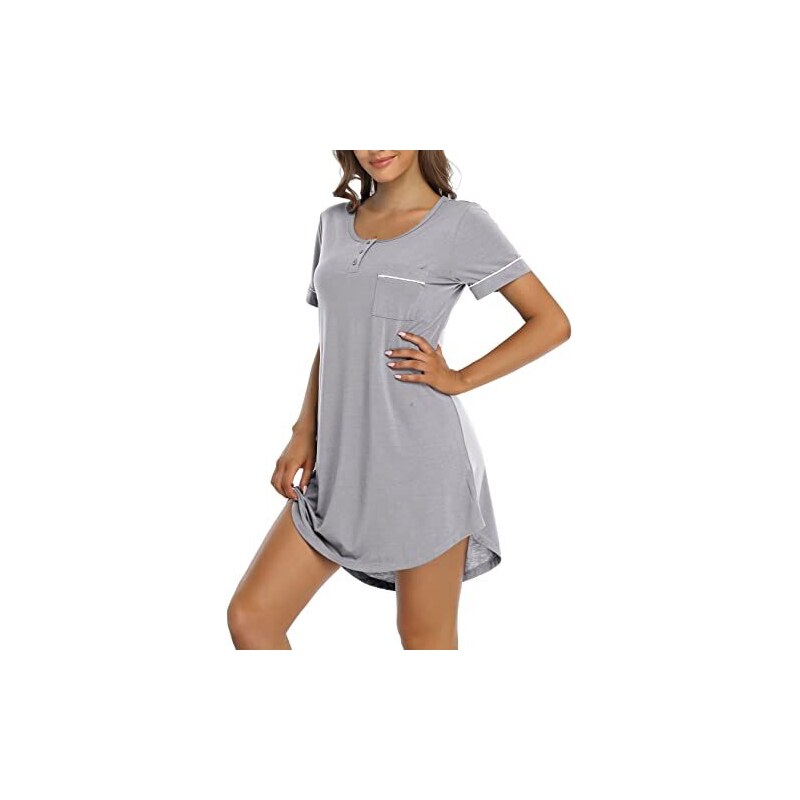 Camicia Da Notte Donna In Cotone Lunatica Semi-Aperta Art. 31117 ⋆ Segreti Intimi - Foto 7