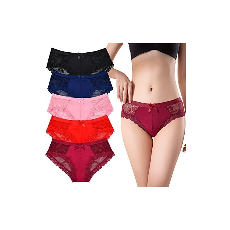 Pacco Da 5 Mutande Senza Cuciture Occulto Modello Savona – Slip Donna In Poliammide Ed Elastan, Invisibili E Traspiranti