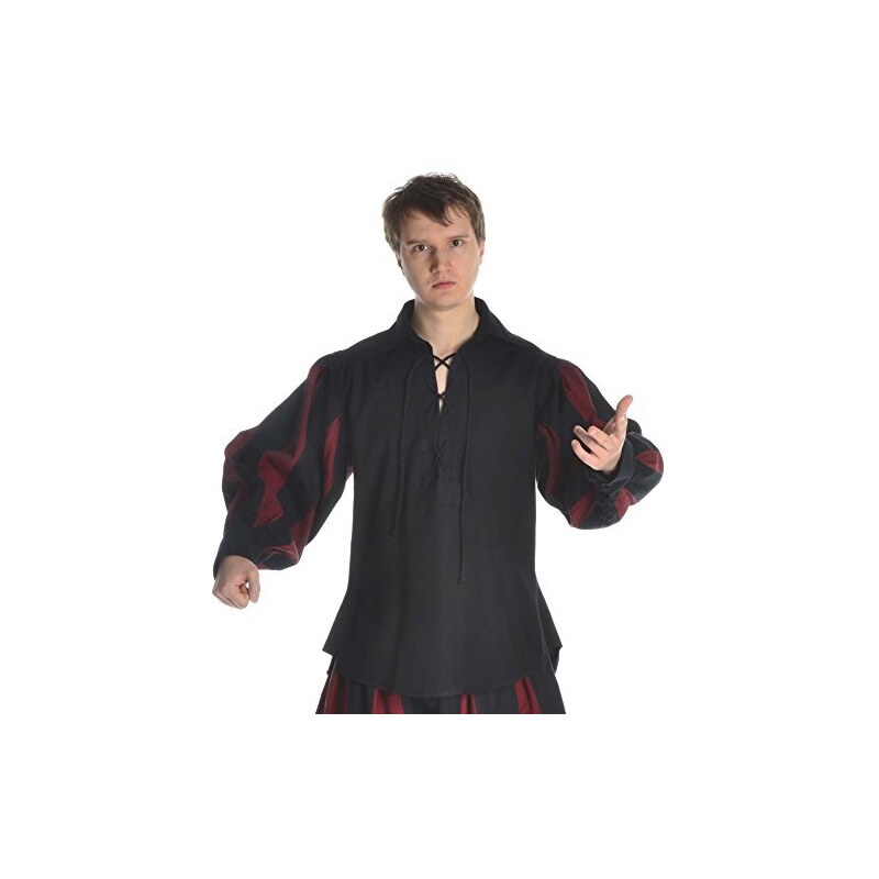 Cappello Di Lana Medievale Uomo - HEMAD, Taglie M-XL, Colori Marrone Grigio Nero Rosso - Foto 11