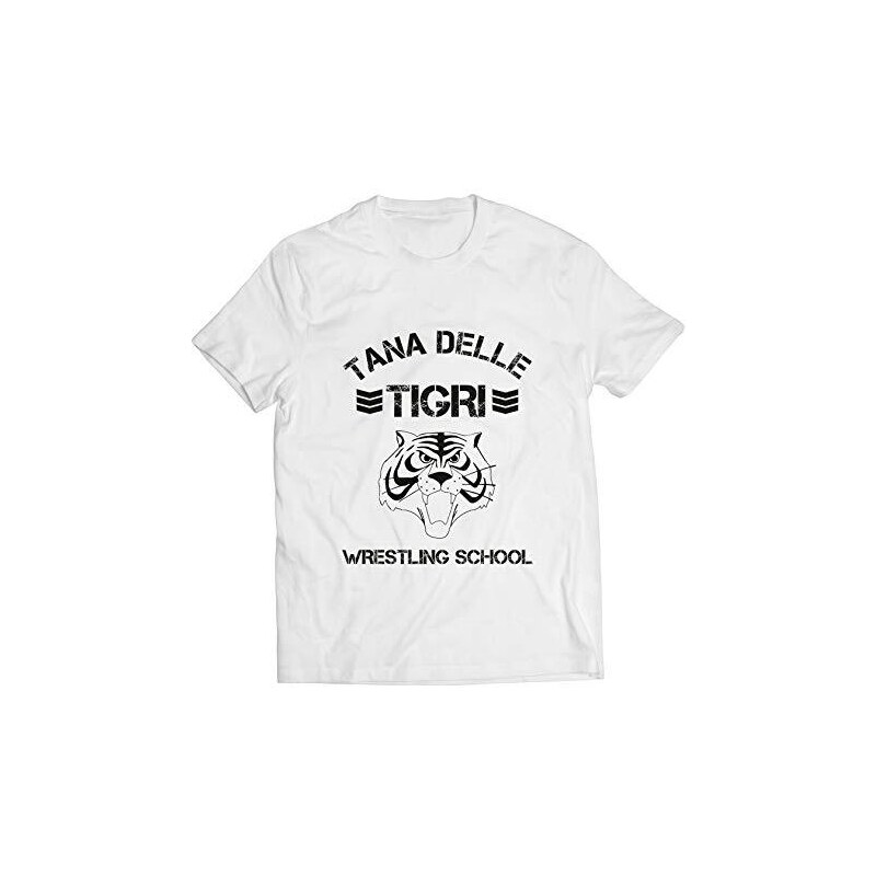T-Shirt Unisex Animal Lover N!mal - Motif Tigre - 100% Coton - Coupe Classique - Taille S
