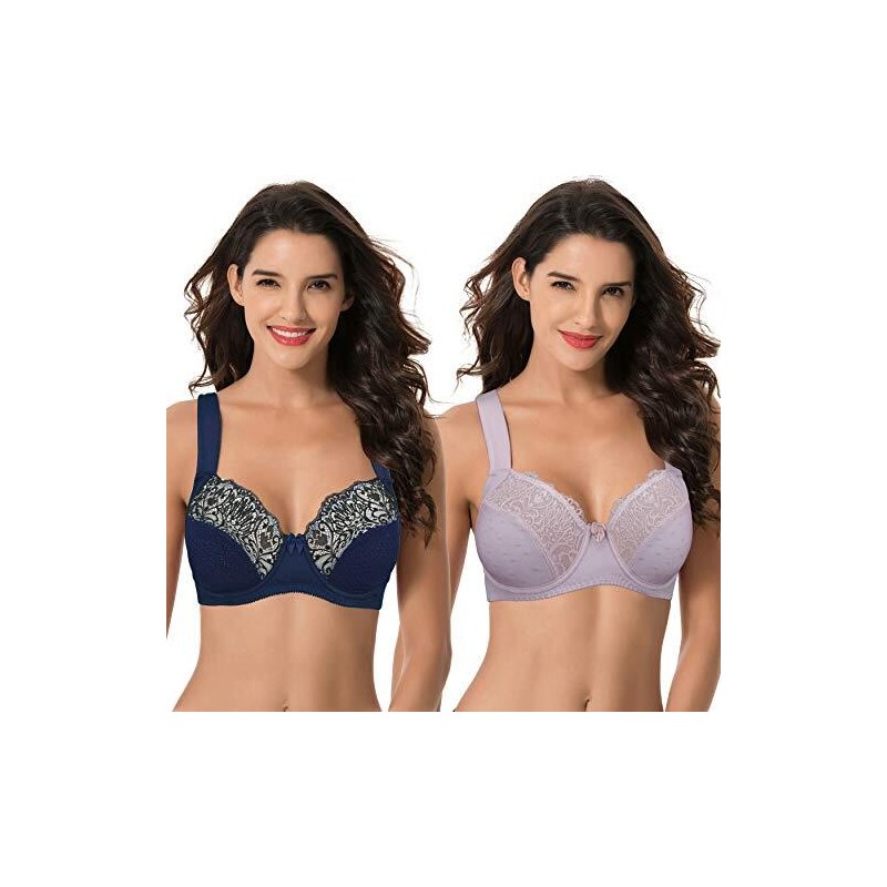Reggiseno balconcino coppe differenziate sfoderato con ferretto da donna Primula Color