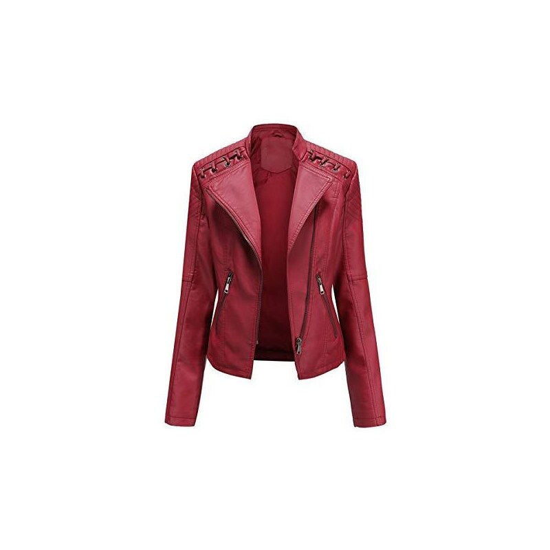 Giacca in pelle ROSSA da donna Noori / Giacca in pelle