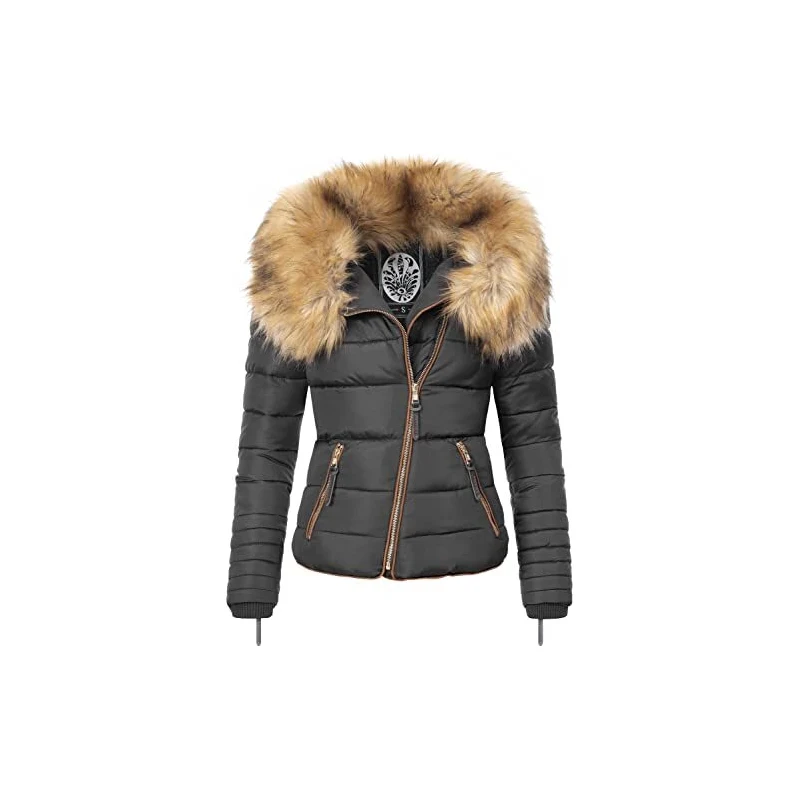 Navahoo Yuki2 Giacca Invernale da Donna con Cappuccio in Pelliccia