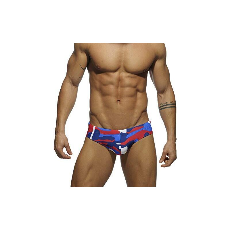 Mens Lucido Costume Da Bagno Elastico Cintura Leggings Corti - Foto 14