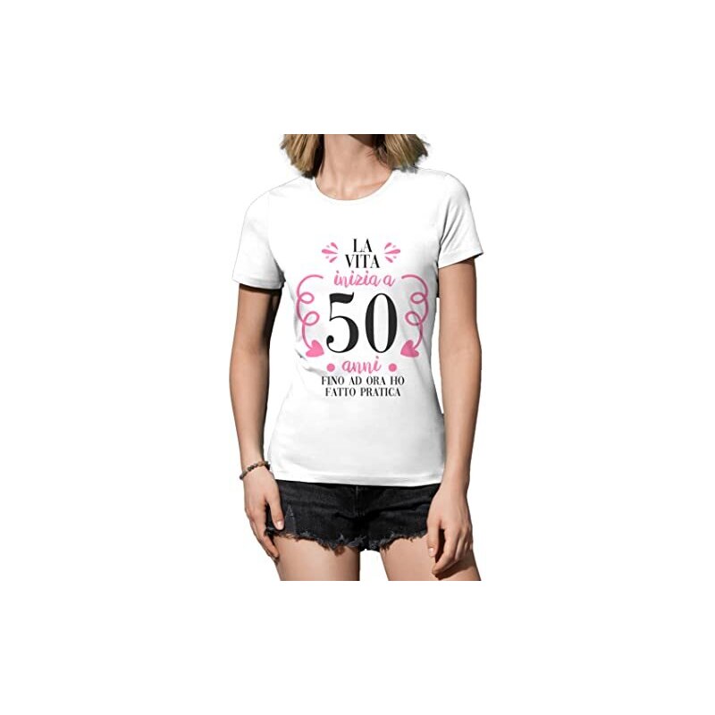 50 Anni Compleanno Donna, Regalo 50 Anni Donna, Trasparenti