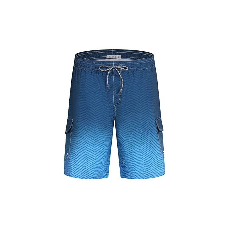 AUFIKR Costume Da Bagno Da Uomo A Doppio Strato Ad Asciugatura - Foto 8