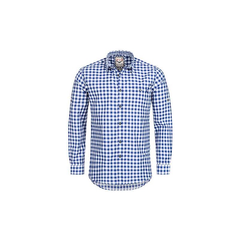Stockerpoint Klederdrachthemd (model: OC Franzl) Ice Blauw M