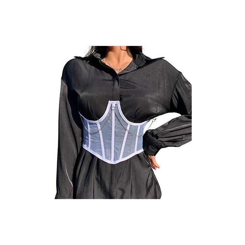 di Plastica Trasparente Corsetto Reggiseno Osso per la