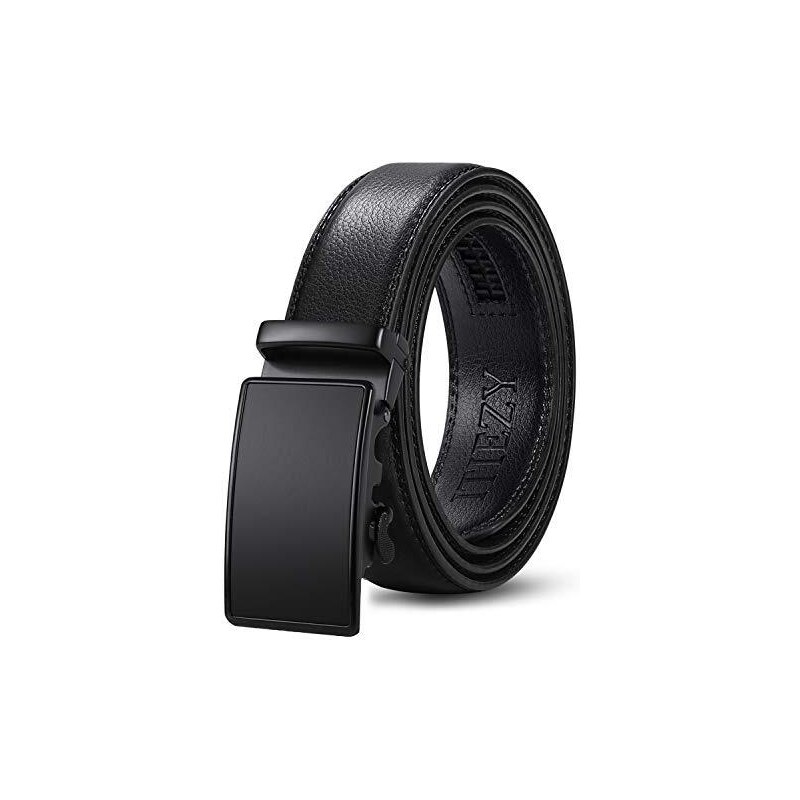 Cintura da uomo in pelle di lusso con cinturino automatico e fibbia 3X