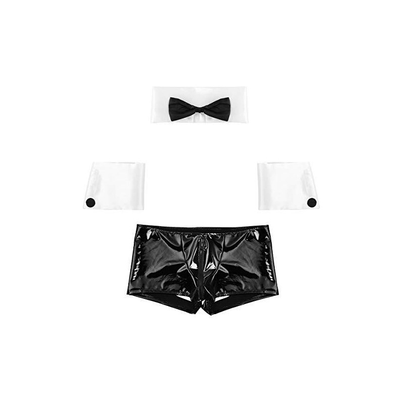 Costume Marinaio Sexy Uomo - Set Intimo Per Cosplay Con Boxer, Collare E Polsini